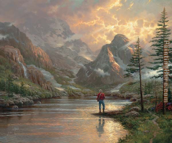 almost heaven painting - Thomas Kinkade almost heaven art painting